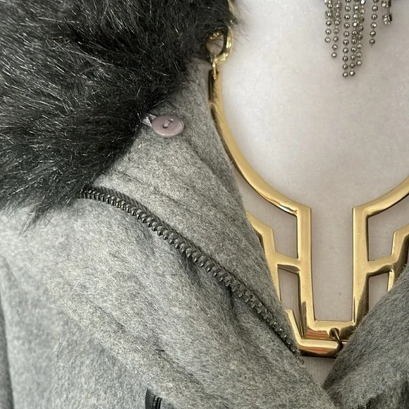 Cozy Gray Wool Jacket by Express - Picture 6 of 17